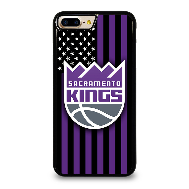 SACRAMENTO KINGS NBA USA FLAG iPhone 7 / 8 Plus Case Cover