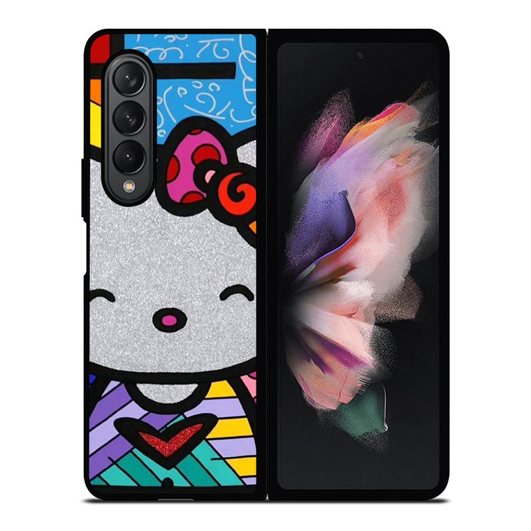 HELLO KITTY ROMERO BRITTO ART Samsung Galaxy Z Fold 3 Case Cover