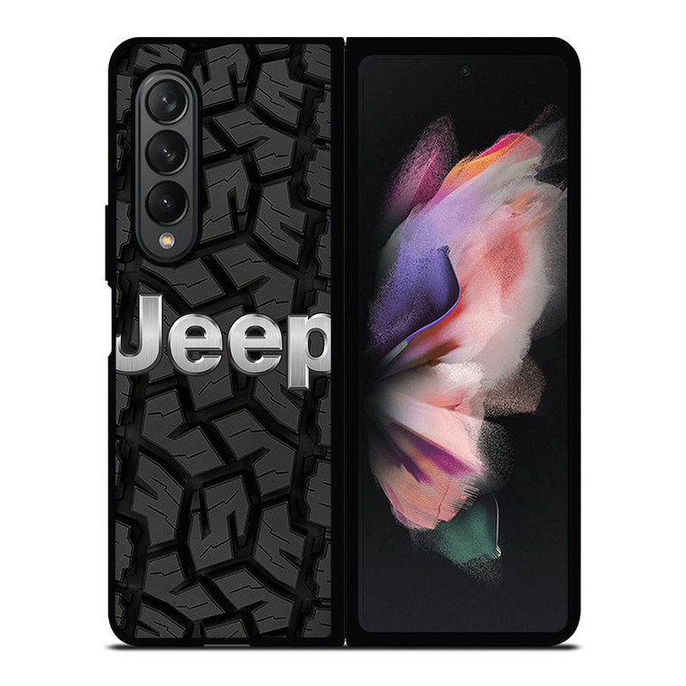 JEEP LOGO OFF ROAD TIRE Samsung Galaxy Z Fold 3 Case Cover