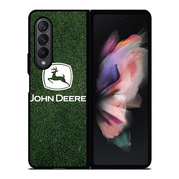 JOHN DEERE LOGO GREEN GRASS ICON Samsung Galaxy Z Fold 3 Case Cover