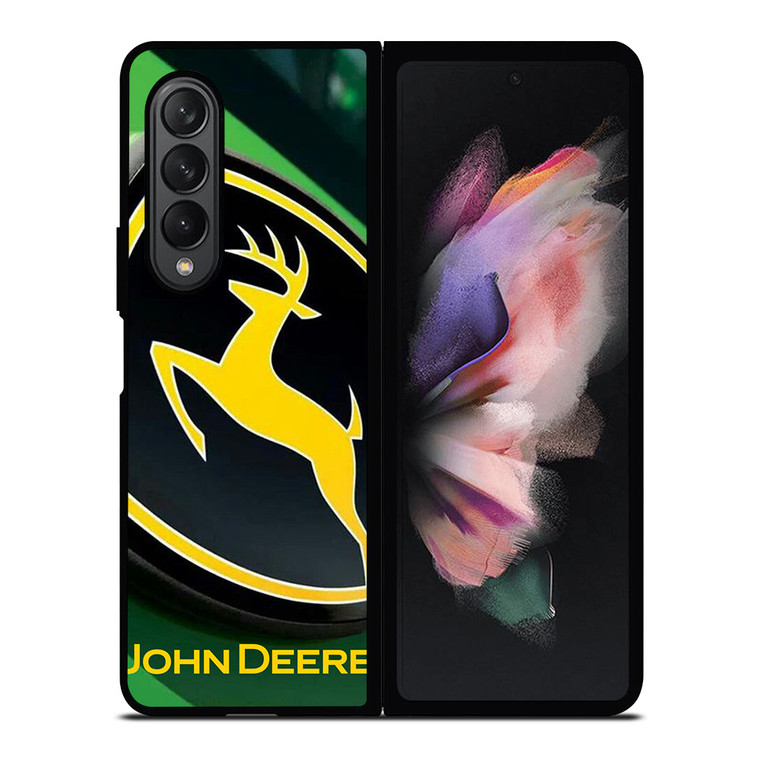 JOHN DEERE TRACTOR EMBLEM LOGO Samsung Galaxy Z Fold 3 Case Cover