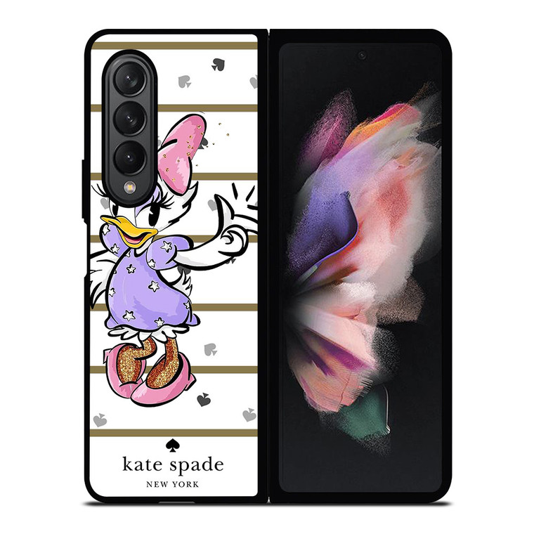 KATE SPADE NEW YORK LOGO DAISY DUCK DISNEY Samsung Galaxy Z Fold 3 Case Cover