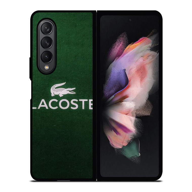 LACOSTE FASHION LOGO GREEN ICON Samsung Galaxy Z Fold 3 Case Cover