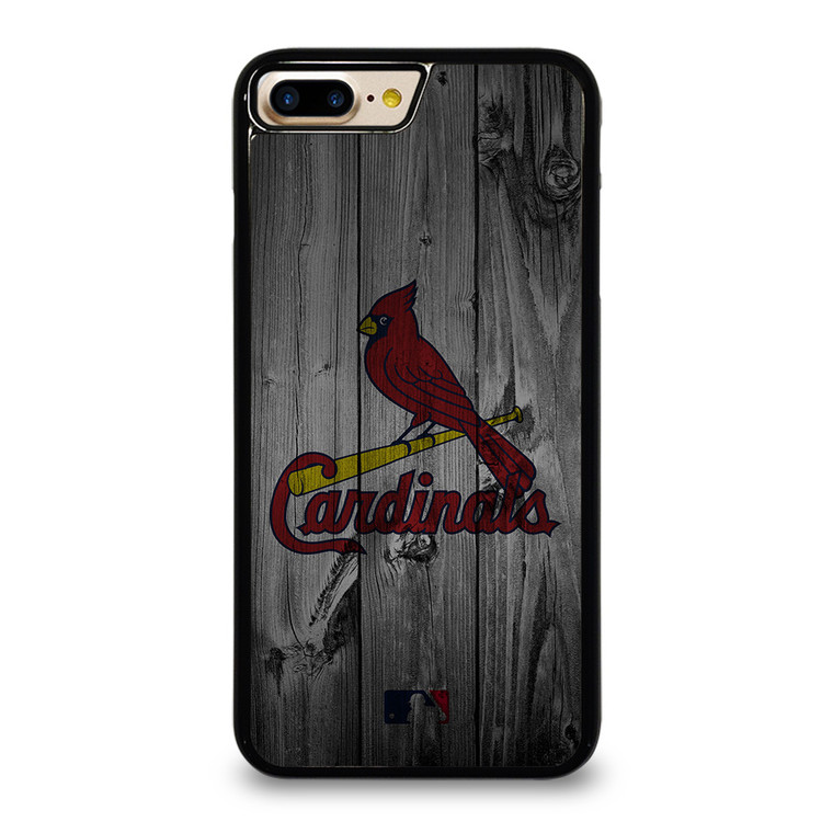 SAINT LOUIS CARDINALS BASEBALL MLB WOOD LOGO iPhone 7 / 8 Plus Case Cover