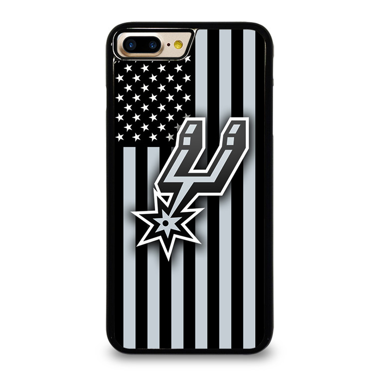 SAN ANTONIO SPURS NBA USA FLAG iPhone 7 / 8 Plus Case Cover