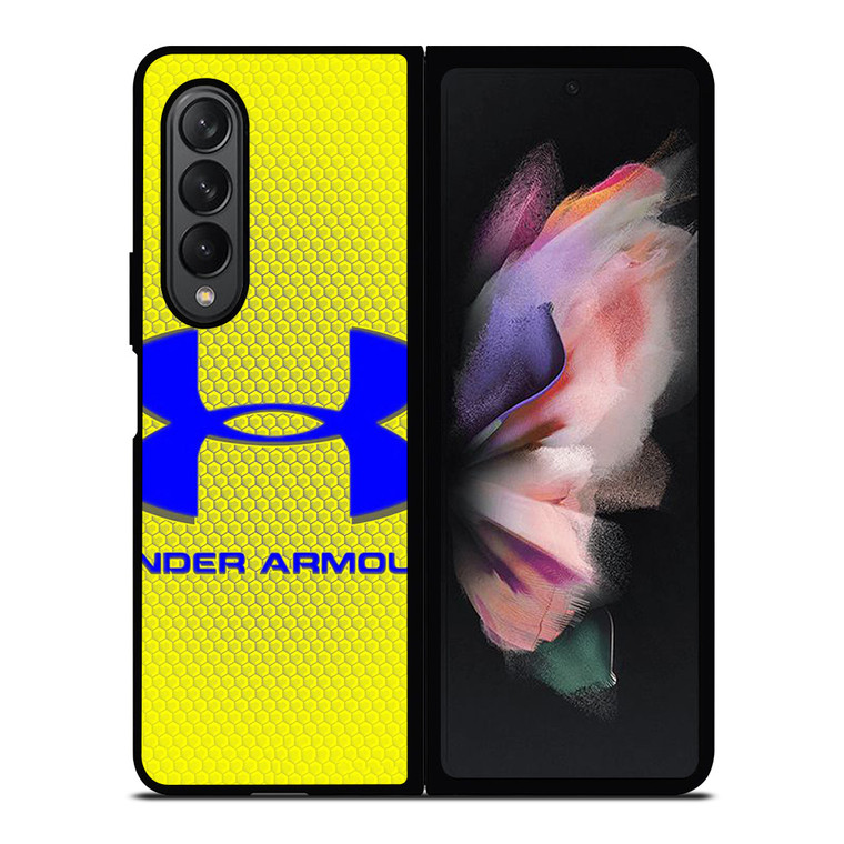 UNDER ARMOUR LOGO BLUE YELLOW Samsung Galaxy Z Fold 3 Case Cover