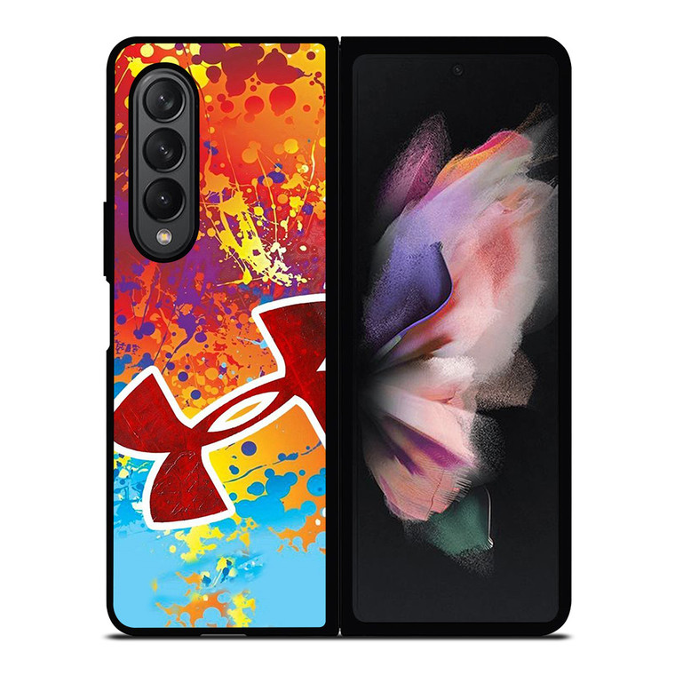 UNDER ARMOUR LOGO COLORFUL PAINT Samsung Galaxy Z Fold 3 Case Cover