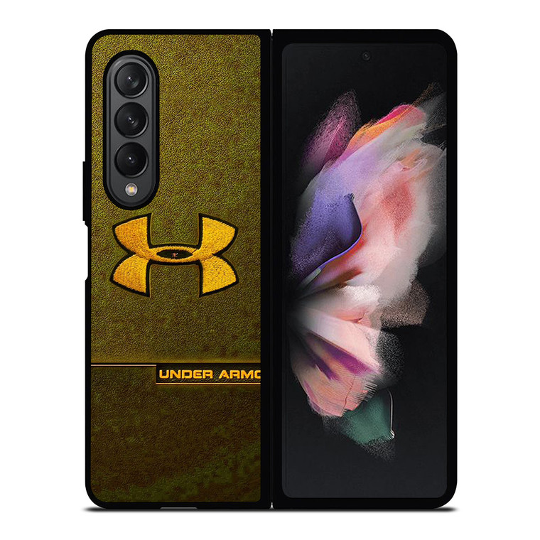 UNDER ARMOUR LOGO EMBROIDERY YELLOW Samsung Galaxy Z Fold 3 Case Cover