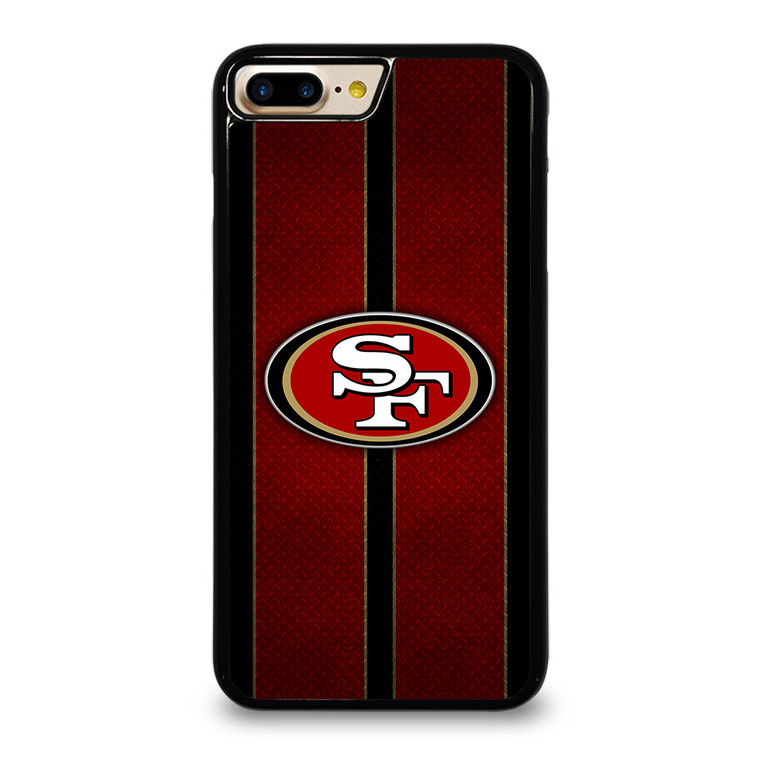 SAN FRANCISCO 49ERS NFL METAL STRIPE iPhone 7 / 8 Plus Case Cover
