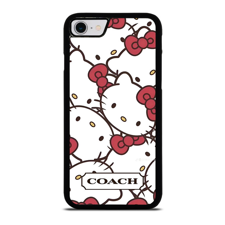 COACH NEW YORK HELLO KITTY FACE COLLAGE iPhone SE 2022 Case Cover