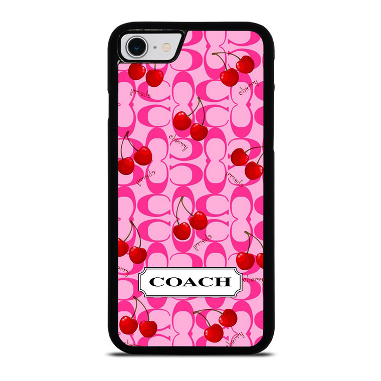 COACH NEW YORK LOGO CHERRY iPhone SE 2022 Case Cover COACH NEW YORK LOGO CHERRY iPhone SE 2022 Case Cover