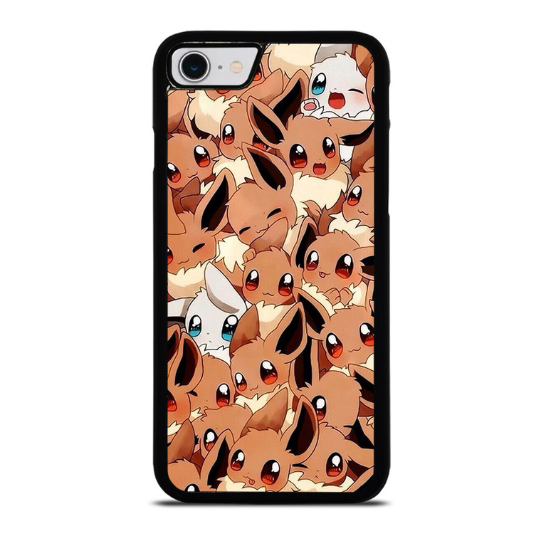 EEVEE POKEMON POCKET MONSTERS COLLAGE iPhone SE 2022 Case Cover