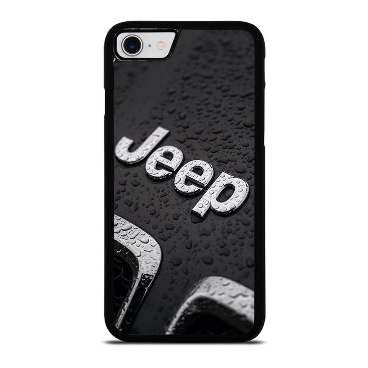 JEEP CAR LOGO UNDER RAIN iPhone SE 2022 Case Cover