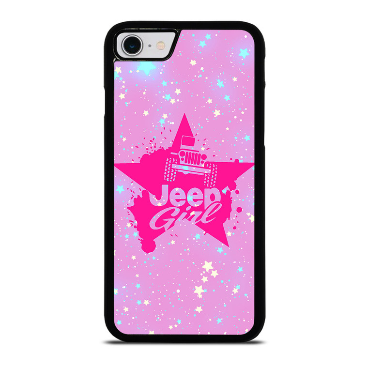JEEP GIRL STAR LOGO iPhone SE 2022 Case Cover