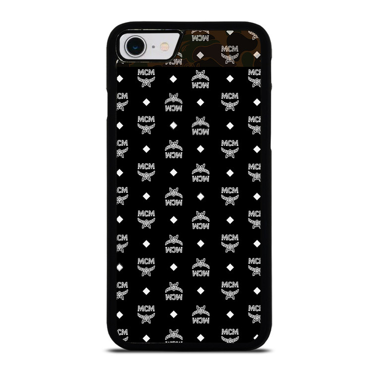 MCM MICHAEL CROMER MUNICH BLACK LOGO iPhone SE 2022 Case Cover