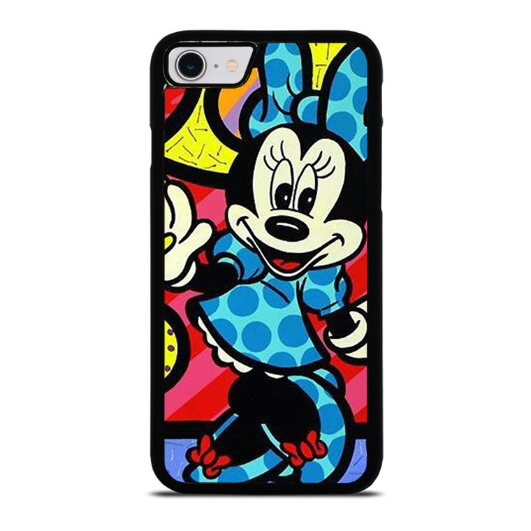 MINNIE MOUSE ROMERO BRITTO ART iPhone SE 2022 Case Cover