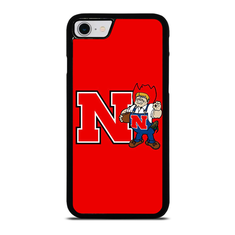 NEBRASKA HUSKERS ICON UNIVERSITY FOOTBALL LOGO iPhone SE 2022 Case Cover