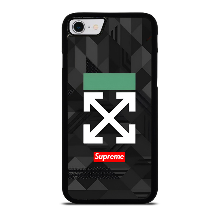 OFF WHITE LOGO SUPREME ICON iPhone SE 2022 Case Cover