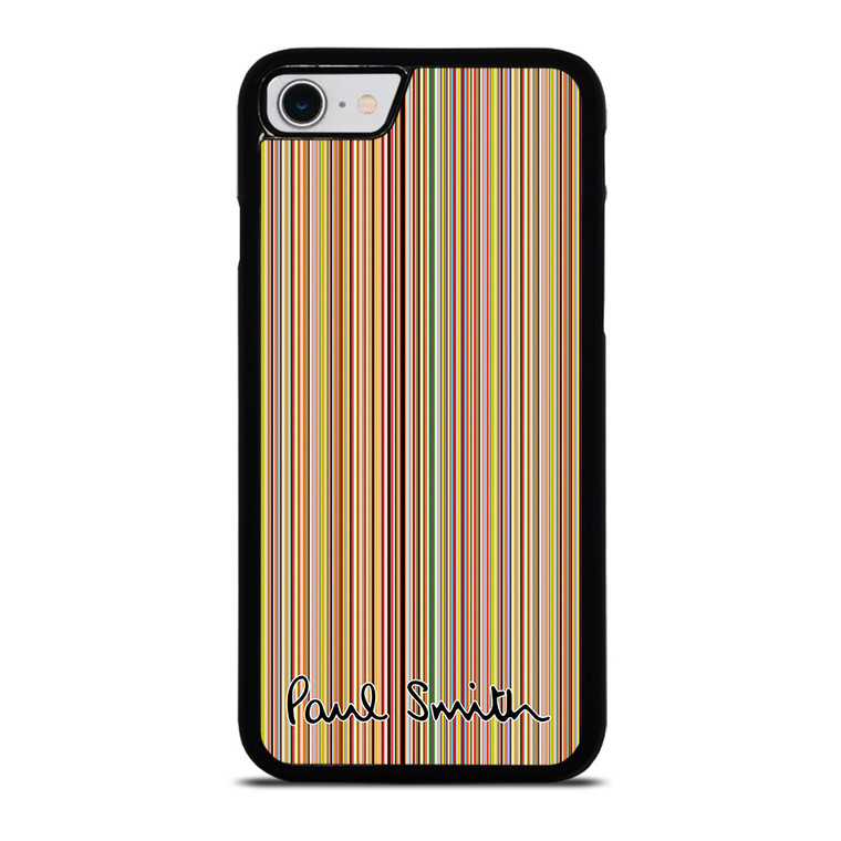 PAUL SMITH LOGO SIGNATURE PATTERN iPhone SE 2022 Case Cover