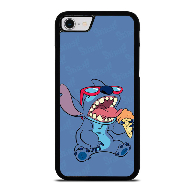 STITCH DISNEY CARTOON ICE CREAM iPhone SE 2022 Case Cover