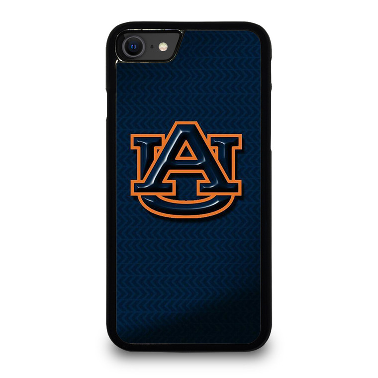 AUBRUN TIGERS FOOTBALL UNIVERSITY TEAM LOGO BLUE. iPhone SE 2020 Case Cover