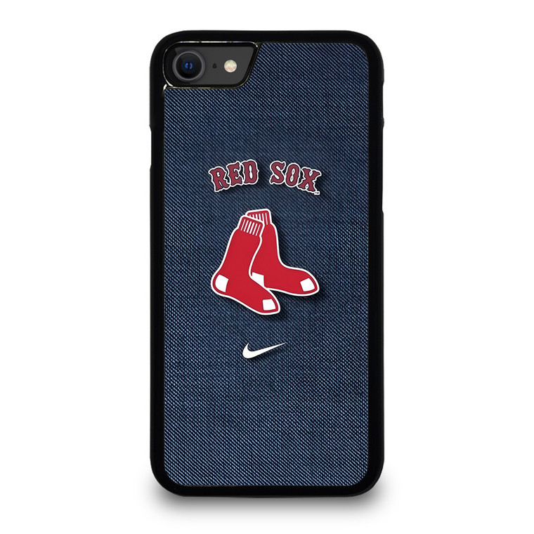 BOSTON RED SOX LOGO BASEBALL NIKE ICON ON JEANS. iPhone SE 2020 Case Cover