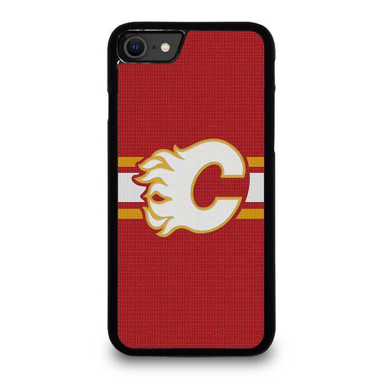 CALGARY FLAMES HOCKEY TEAM LOGO. iPhone SE 2020 Case Cover