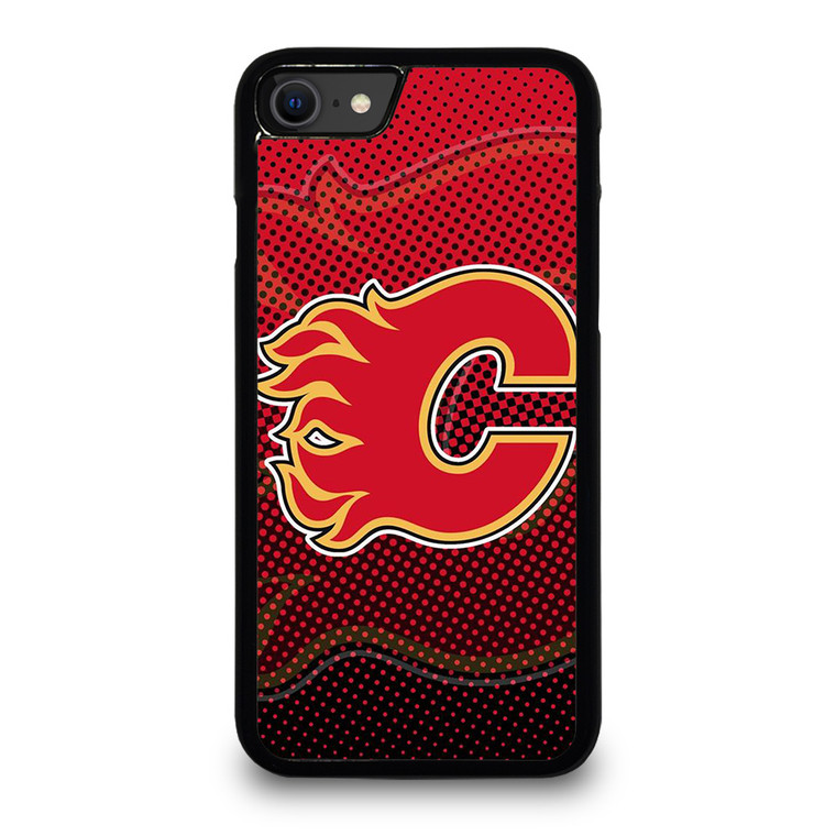 CALGARY FLAMES LOGO HOCKEY TEAM ICON. iPhone SE 2020 Case Cover