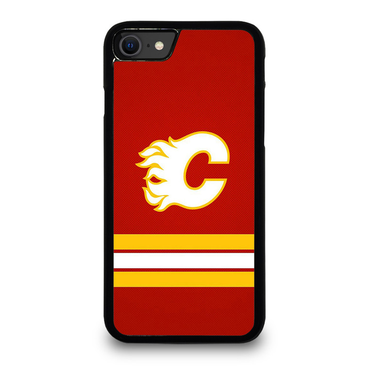CALGARY FLAMES LOGO NHL HOCKEY TEAM ICON. iPhone SE 2020 Case Cover