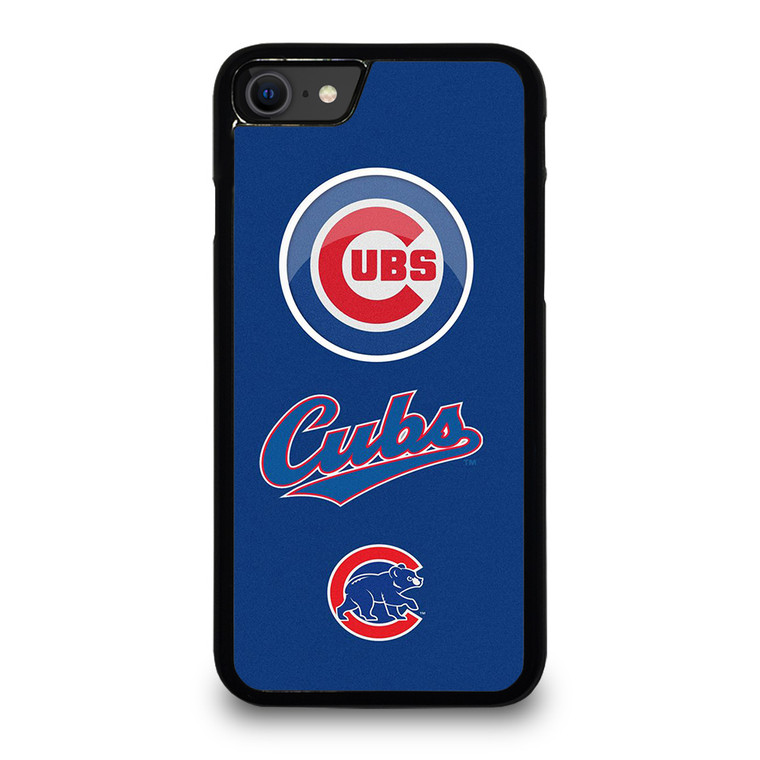 CHICAGO CUBS ICON BASEBALL TEAM LOGO. iPhone SE 2020 Case Cover