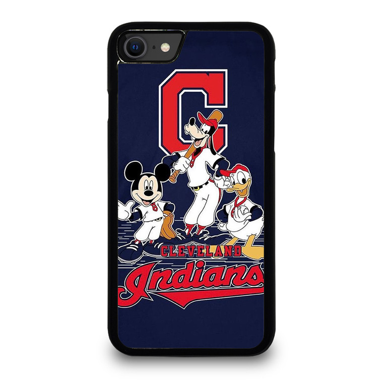 CLEVELAND INDIANS BASEBALL DISNEY MICKEY DONALD GOOFY. iPhone SE 2020 Case Cover