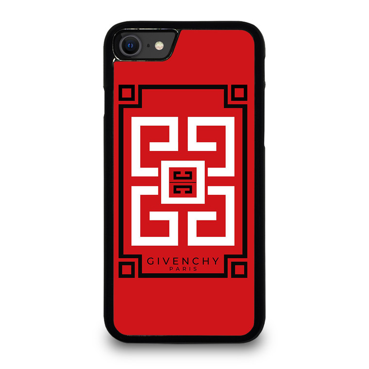 GIVENCHY PARIS ART LOGO RED. iPhone SE 2020 Case Cover