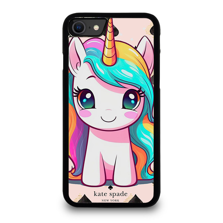 KATE SPADE NEW YORK LOGO PRETTY UNICORN. iPhone SE 2020 Case Cover