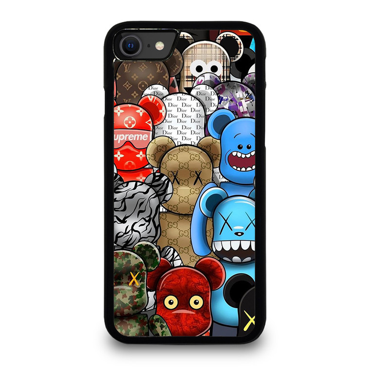 KAWS COLLAGE ICON BRANDS LOGO. iPhone SE 2020 Case Cover
