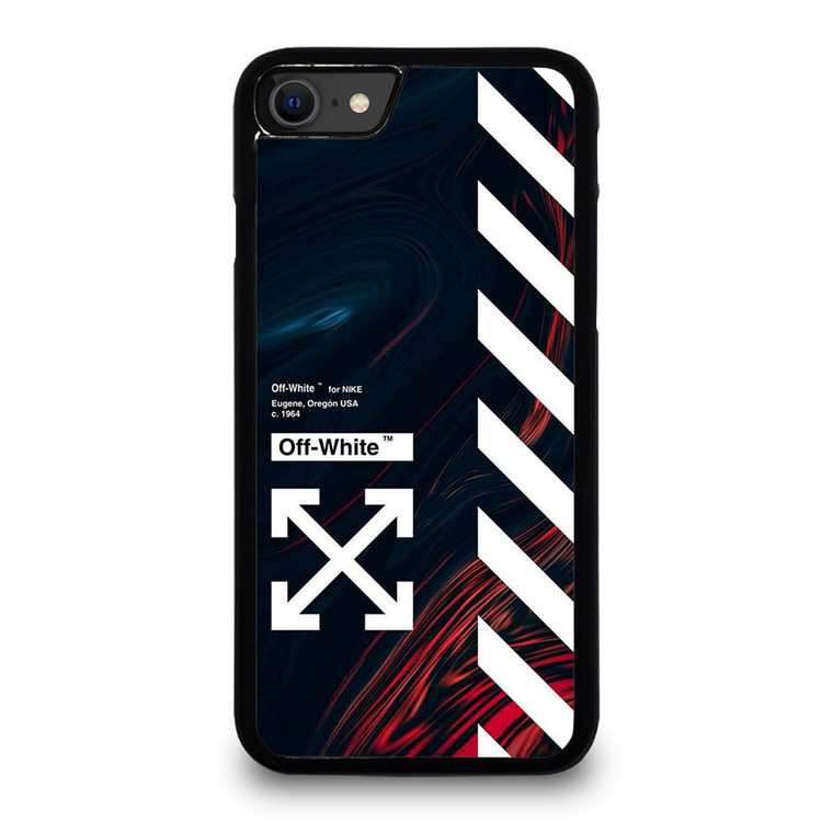 OFF WHITE LOGO MARBLE NIKE. iPhone SE 2020 Case Cover