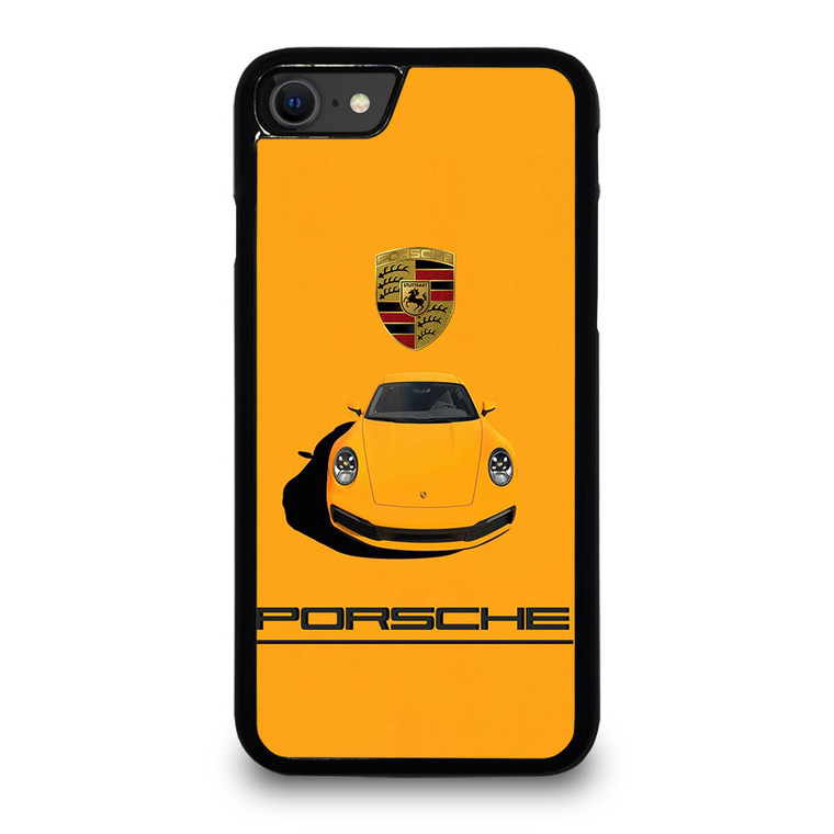 PORSCHE CAR LOGO YELLOW. iPhone SE 2020 Case Cover