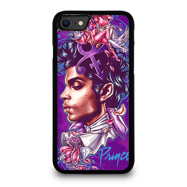 PRINCE PURPLE ART. iPhone SE 2020 Case Cover