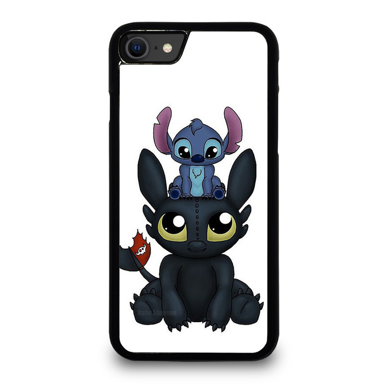 TOOTHLESS STITCH CUTE CARTOON. iPhone SE 2020 Case Cover