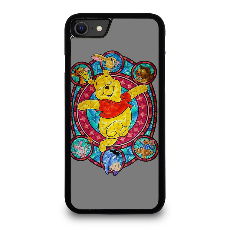 WINNIE THE POOH AND FRIENDS DISNEY MOZAIC ART. iPhone SE 2020 Case Cover