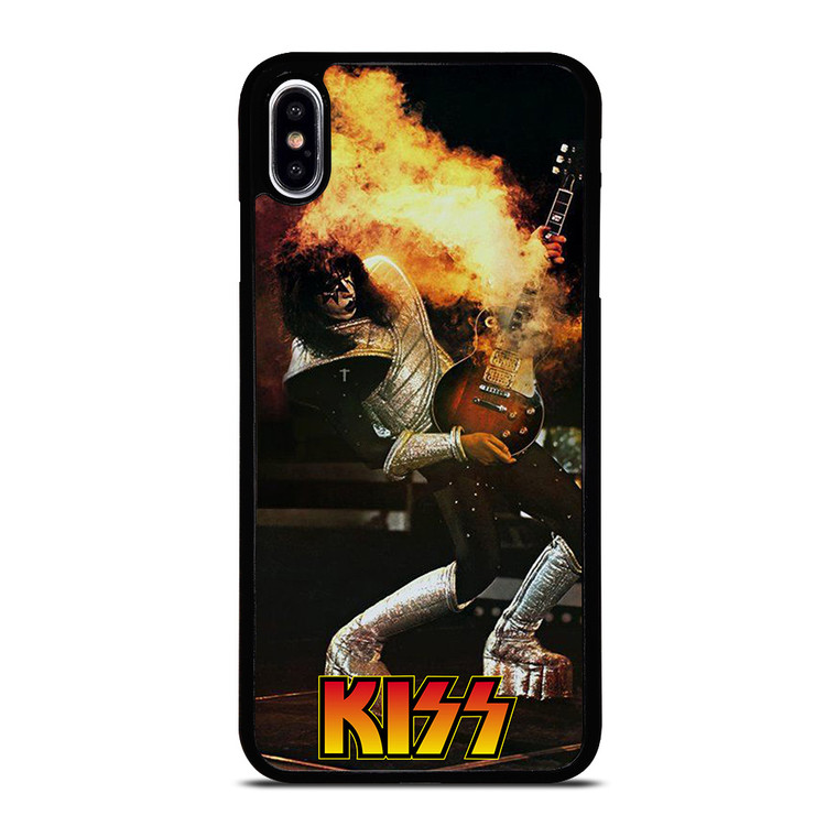 ACE FREHLEY KISS GUITAR FIRE iPhone XS Max Case Cover