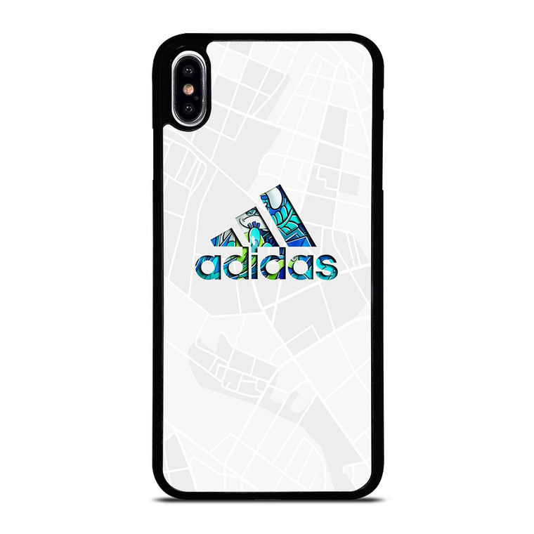 ADIDAS LOGO FLORAL SUMMER ICON iPhone XS Max Case Cover