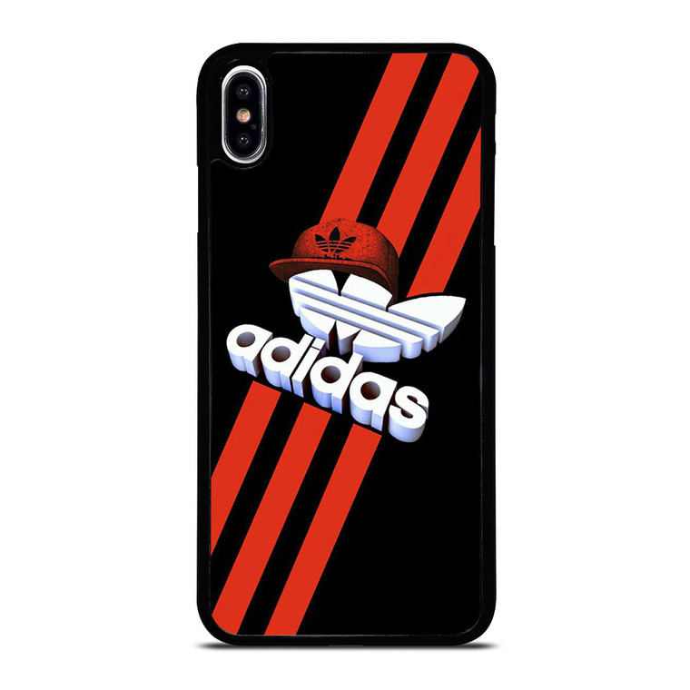 ADIDAS LOGO RED HAT iPhone XS Max Case Cover