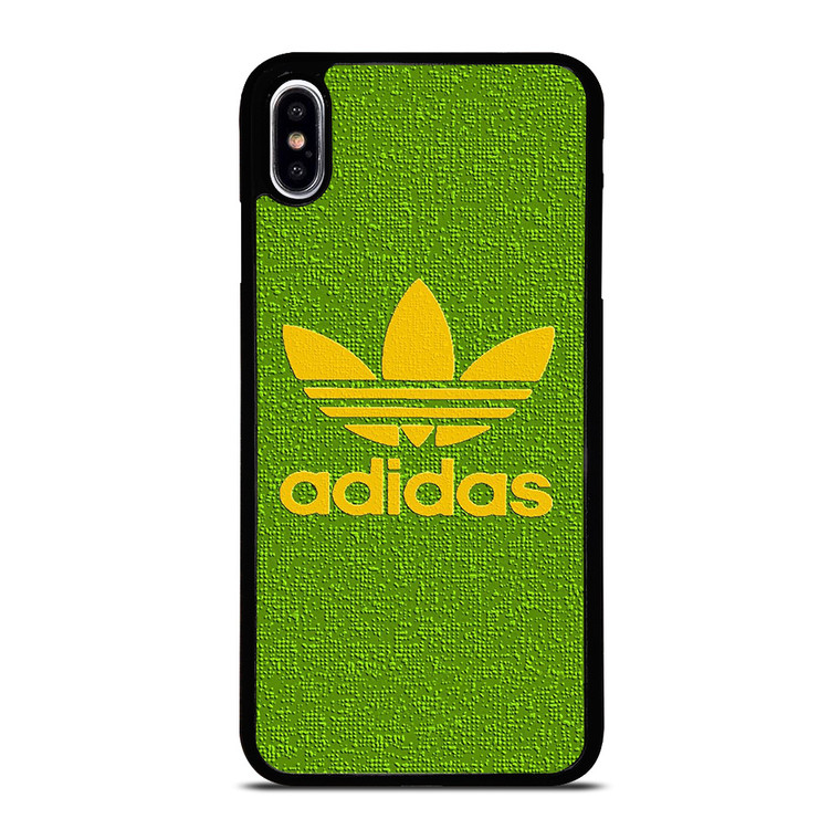 ADIDAS LOGO YELLOW GREEN iPhone XS Max Case Cover