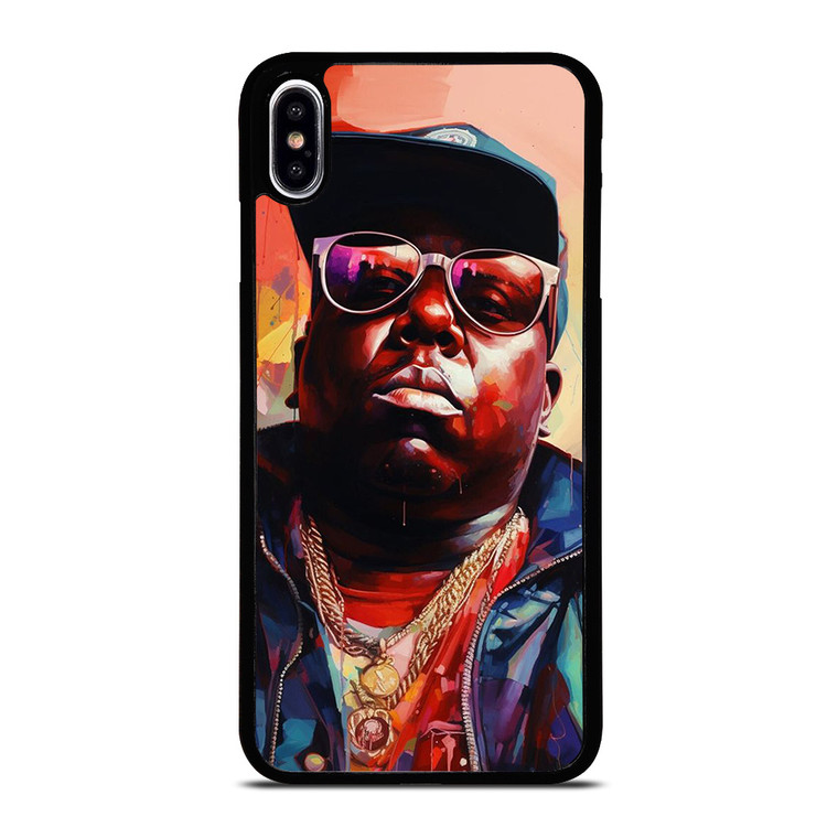 BIGGIE SMALL NOTORIOUS BIG RAPPER ART iPhone XS Max Case Cover