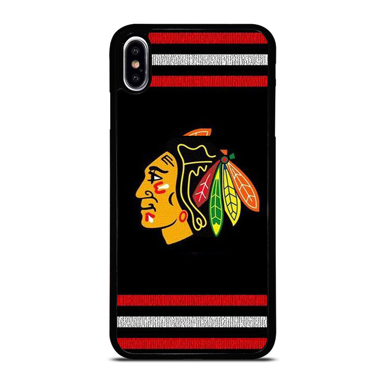CHICAGO BLACKHAWKS HOCKEY TEAM LOGO ICON iPhone XS Max Case Cover