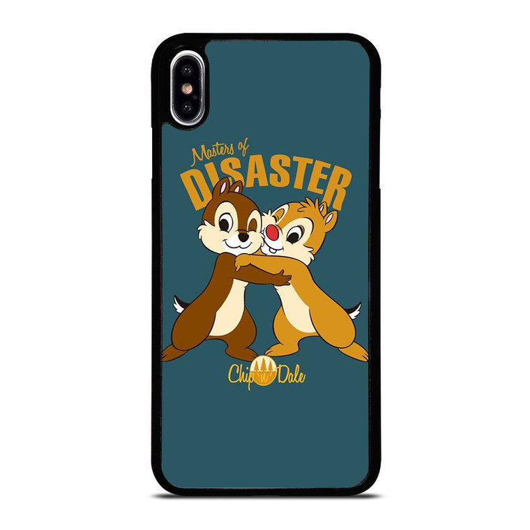 CHIP AND DALE DISNEY CARTOON MASTER OF DISASTER iPhone XS Max Case Cover