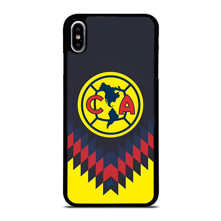 CLUB AMERICA MEXICO AZULCREMA AGUILAZ LOGO iPhone XS Max Case Cover