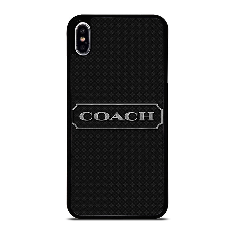 COACH NEW YORK LOGO BLACK iPhone XS Max Case Cover COACH NEW YORK LOGO BLACK iPhone XS Max Case Cover