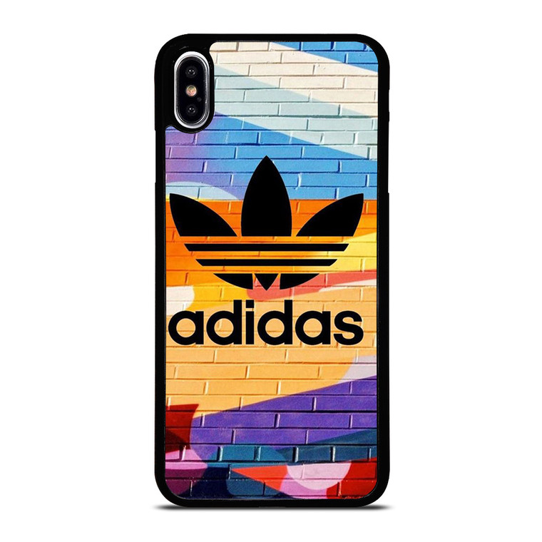 COLORFUL ICON ADIDAS LOGO iPhone XS Max Case Cover