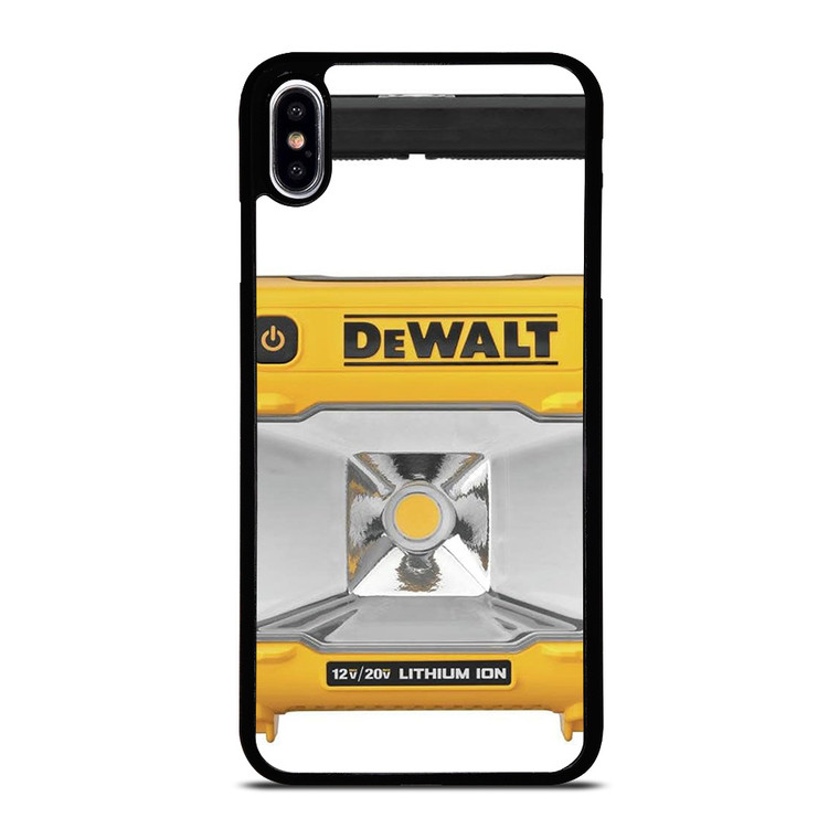 DEWALT TOOL LOGO LED WORK LIGHT iPhone XS Max Case Cover